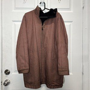 Ralph Lauren Parka Plaid Black Green Label Size M Reversible